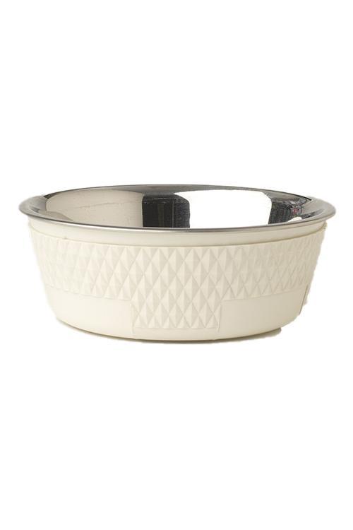 Petrageous Kona Collection Antique White Dog Bowl
